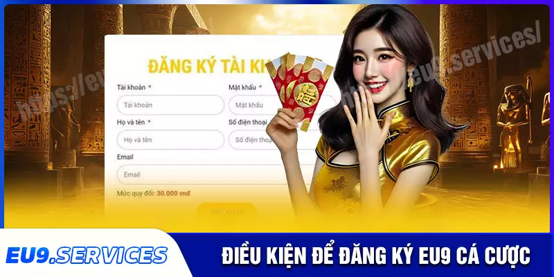 Điều kiện bắt buộc khi người dùng muốn đăng ký eu9